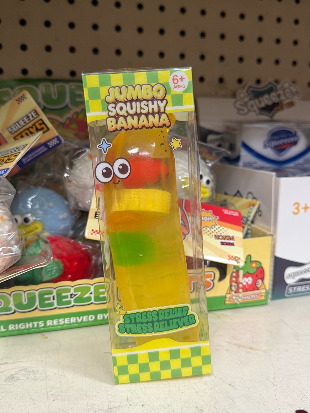 Vaseline banana squishy fidget toy